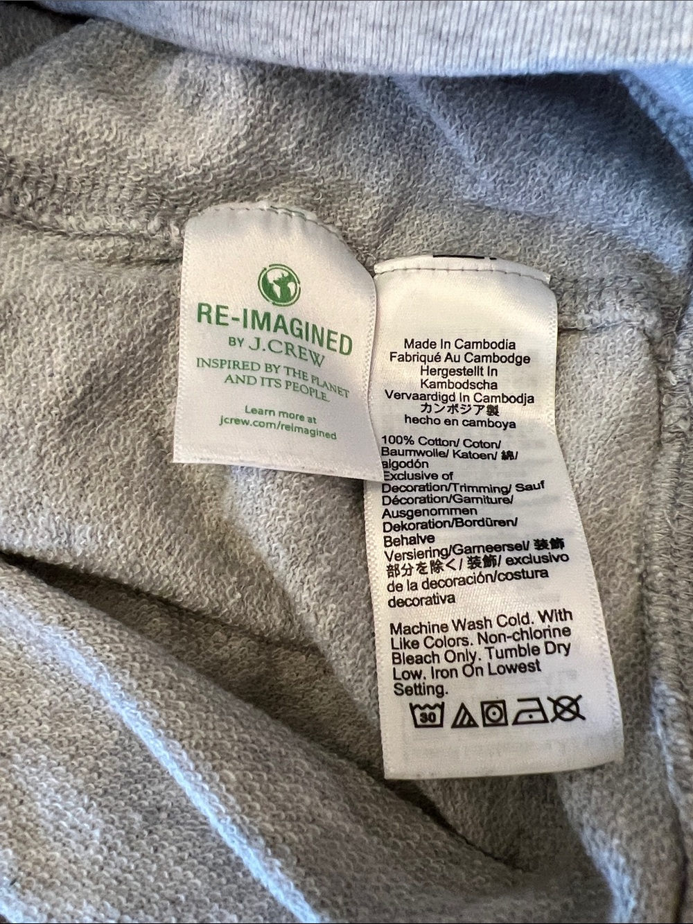 J. Crew Magic Rinse Crewneck Sweatshirt - NAMASTE - Picture 7 of 9